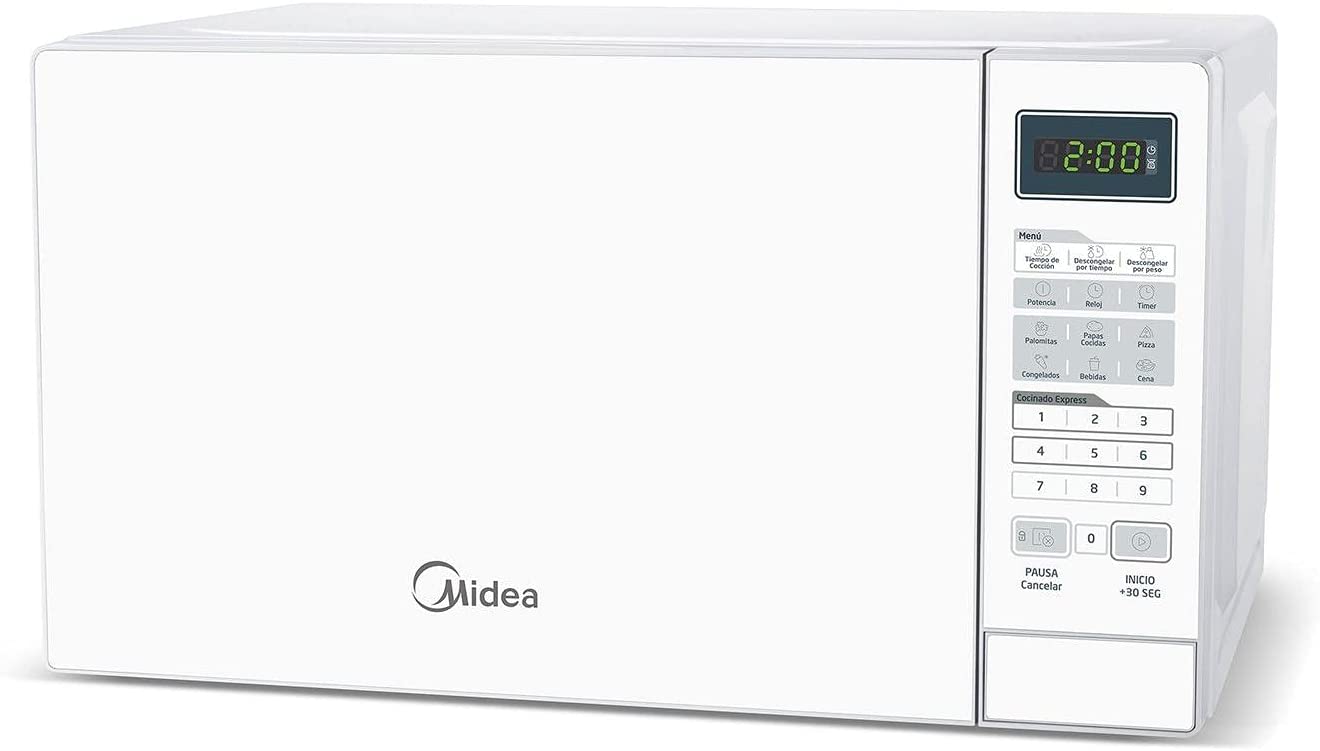Horno de microondas 0.7 pies blanco marca midea