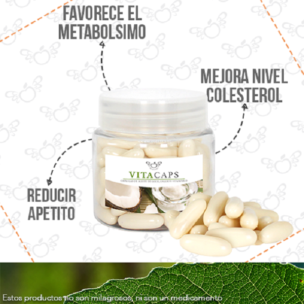 CAPSULAS DE ACEITE DE COCO BY MCBERRY