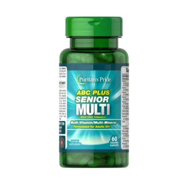 Multivitamínico Abc Plus Hombres 50+ Vitaminas A, C, E+ Zinc Puritan's Pride 