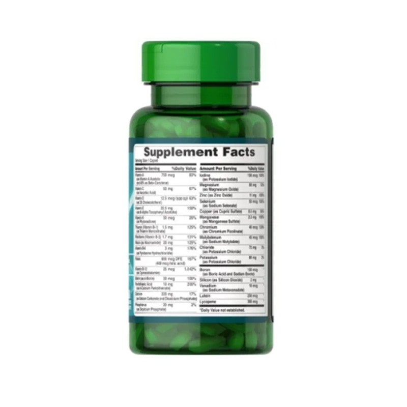 Multivitamínico Abc Plus Hombres 50+ Vitaminas A, C, E+ Zinc Puritan's Pride 