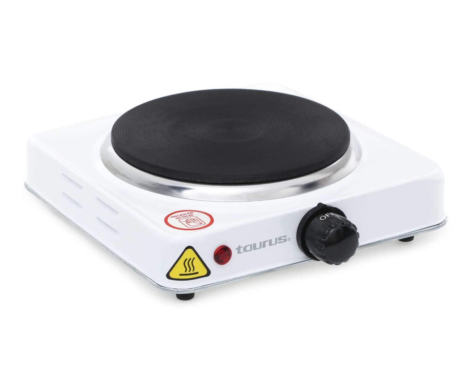 Parrilla electrica portátil con termostato y disco de acero 5 temp taurus