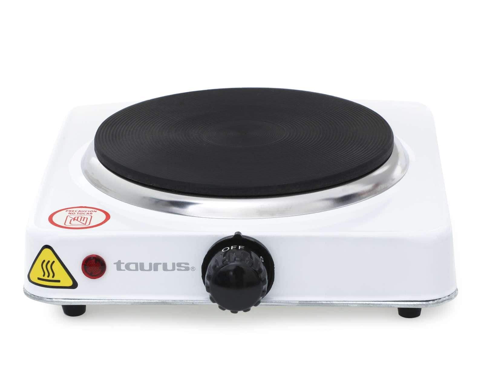 Parrilla electrica portátil con termostato y disco de acero 5 temp taurus