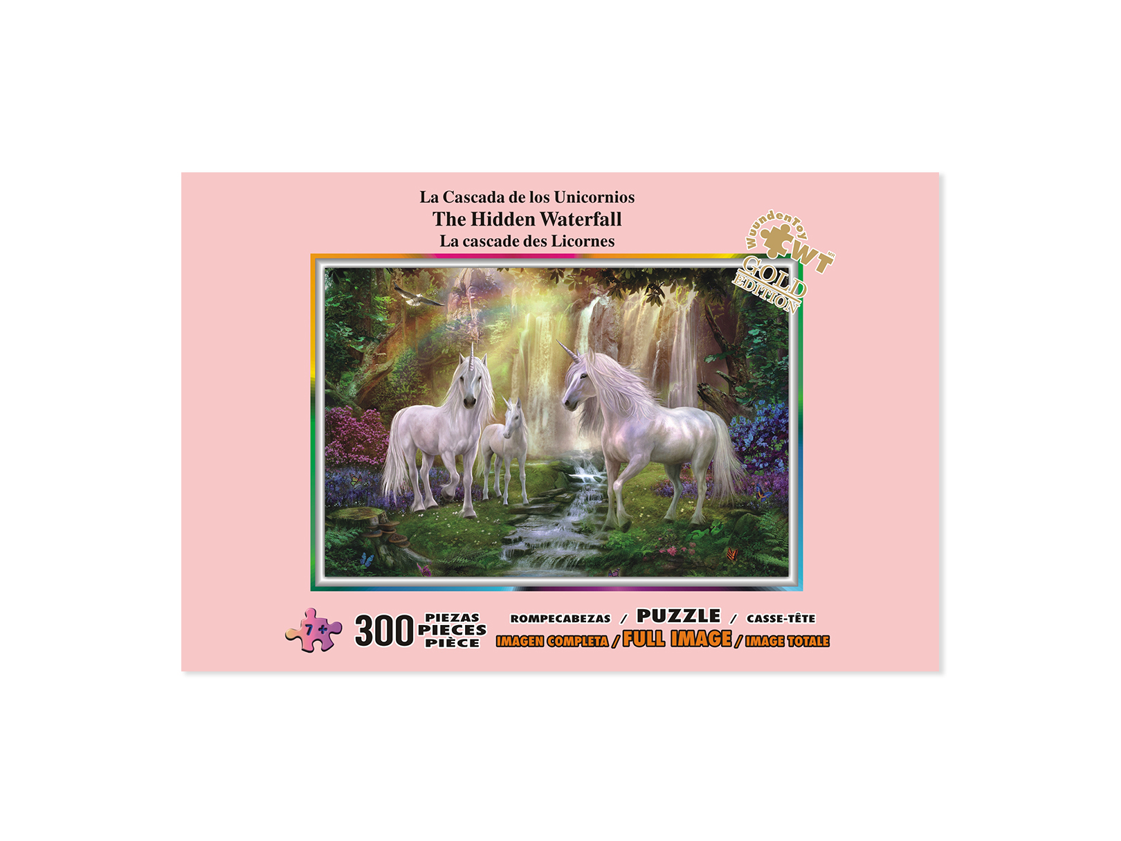 Rompecabezas WuundenToy 300 Piezas, La Cascada de los Unicornios ...