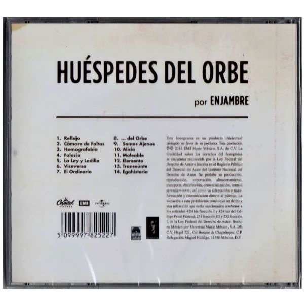 CD Enjambre ~ Huéspedes del orbe