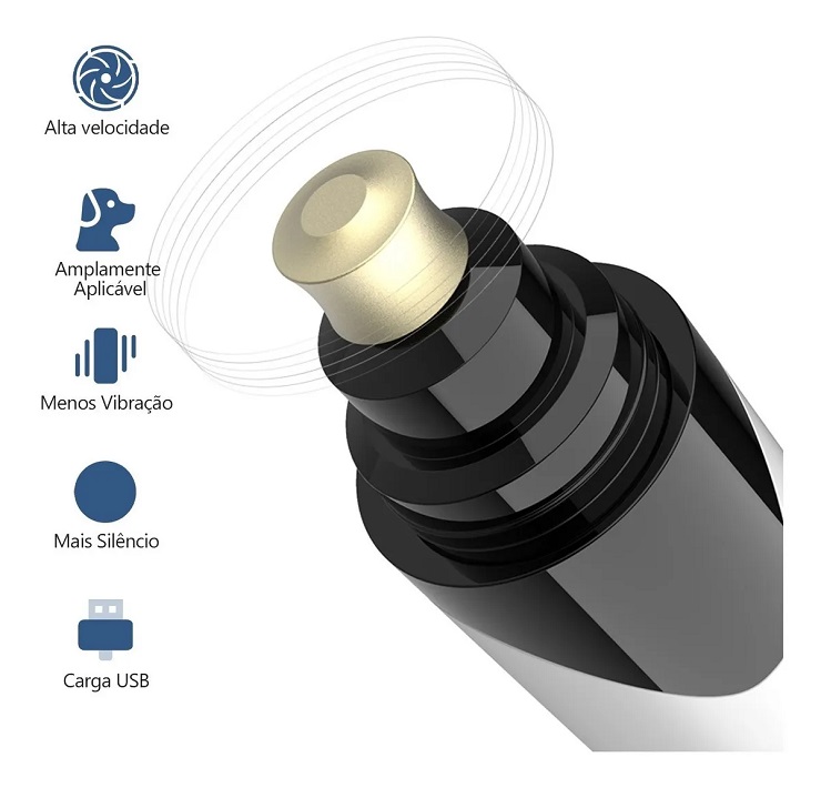 Limador De Uñas Eléctrico Para Mascotas Grande Perro/gato