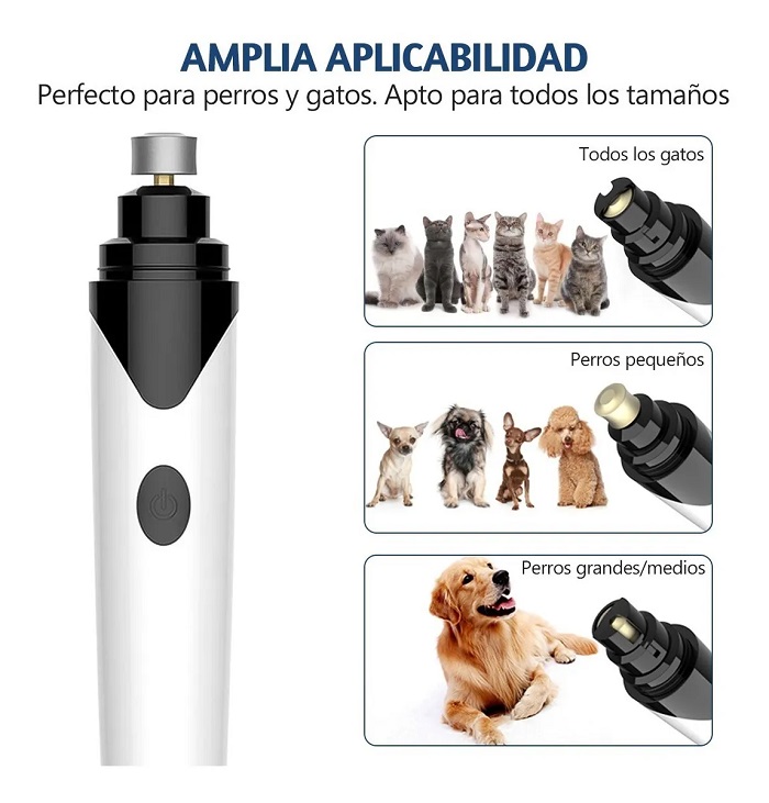 Limador De Uñas Eléctrico Para Mascotas Grande Perro/gato