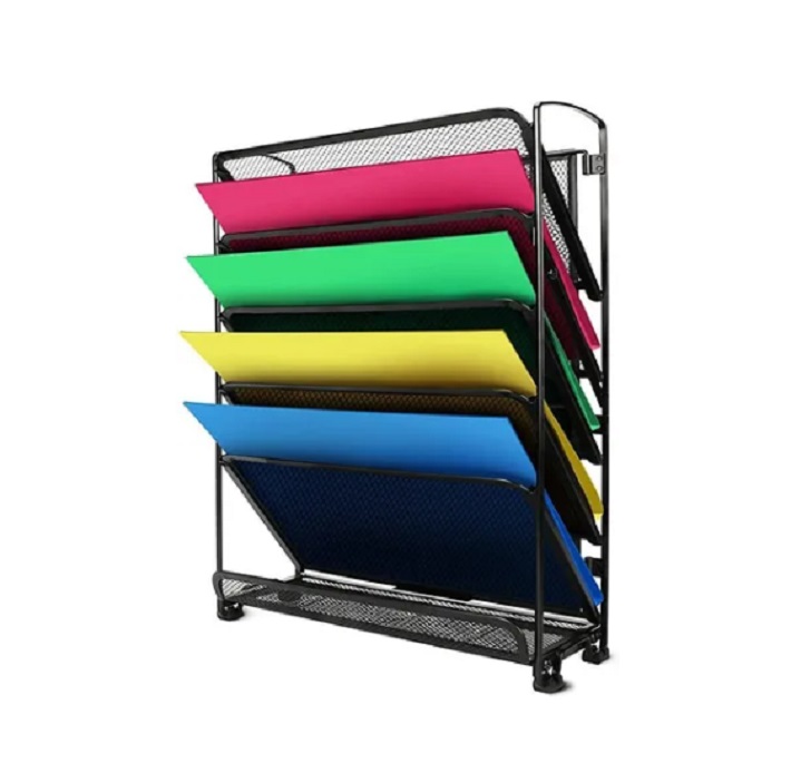 Archivero De 5 Niveles Estante Para Archivos Y Escritorio