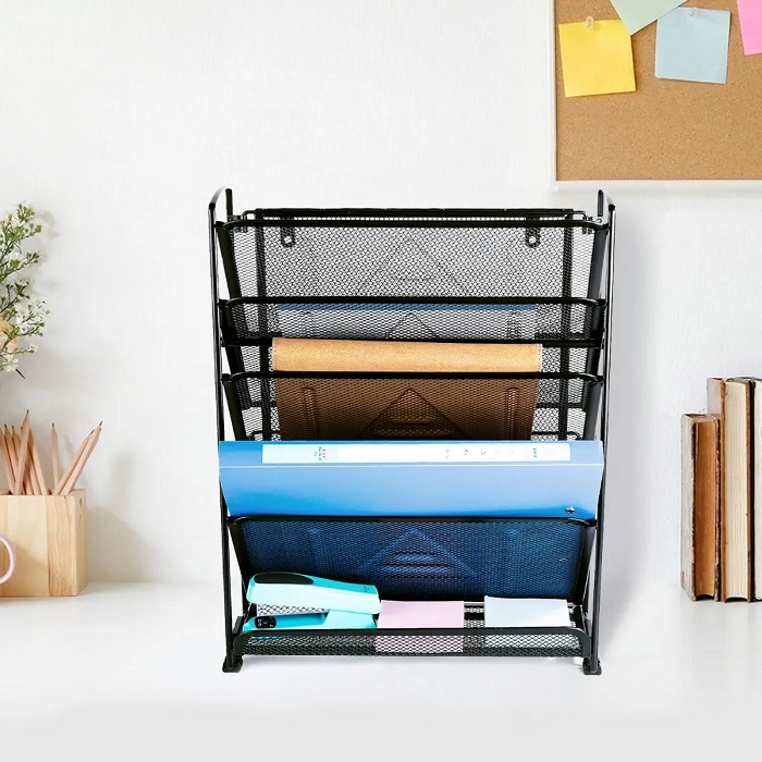 Archivero De 5 Niveles Estante Para Archivos Y Escritorio