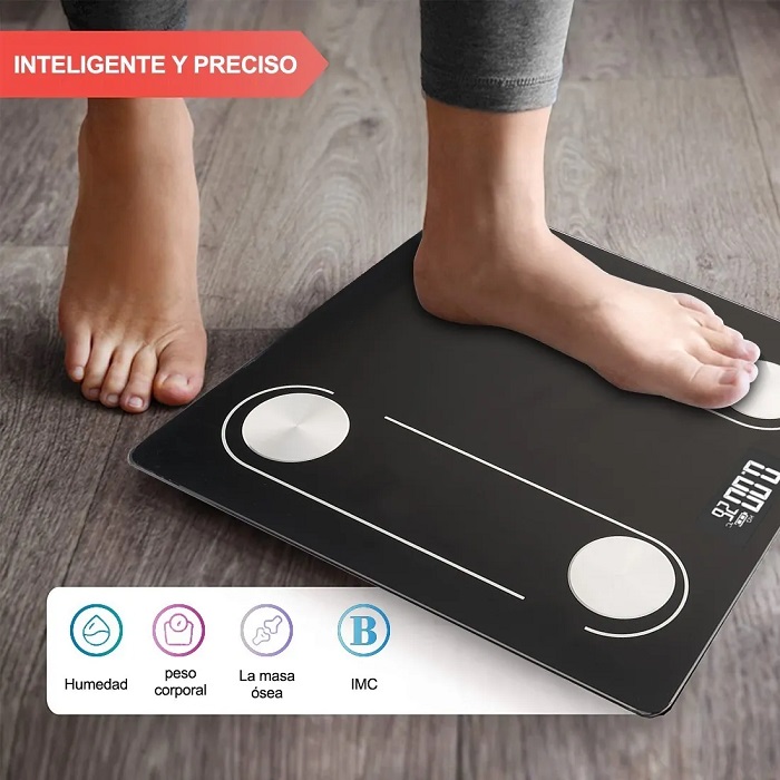 Escala De Grasa Corporal Digital Inteligente Bluetooth 4.0