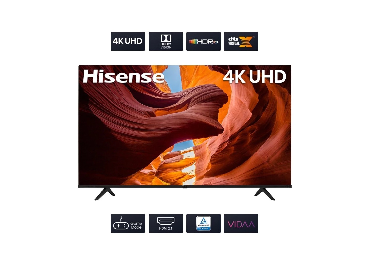 TV Hisense Pantalla 43 Pulgadas 4K Ultra HD Smart TV LED 43A6H