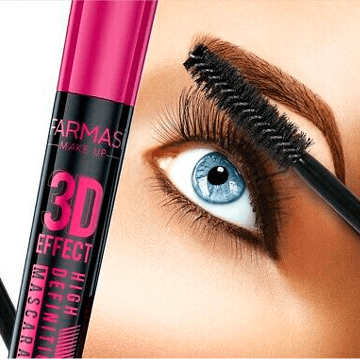 Mascara De Pestañas Efecto 3 Pestañas Impactantes Maquillaje Farmasi