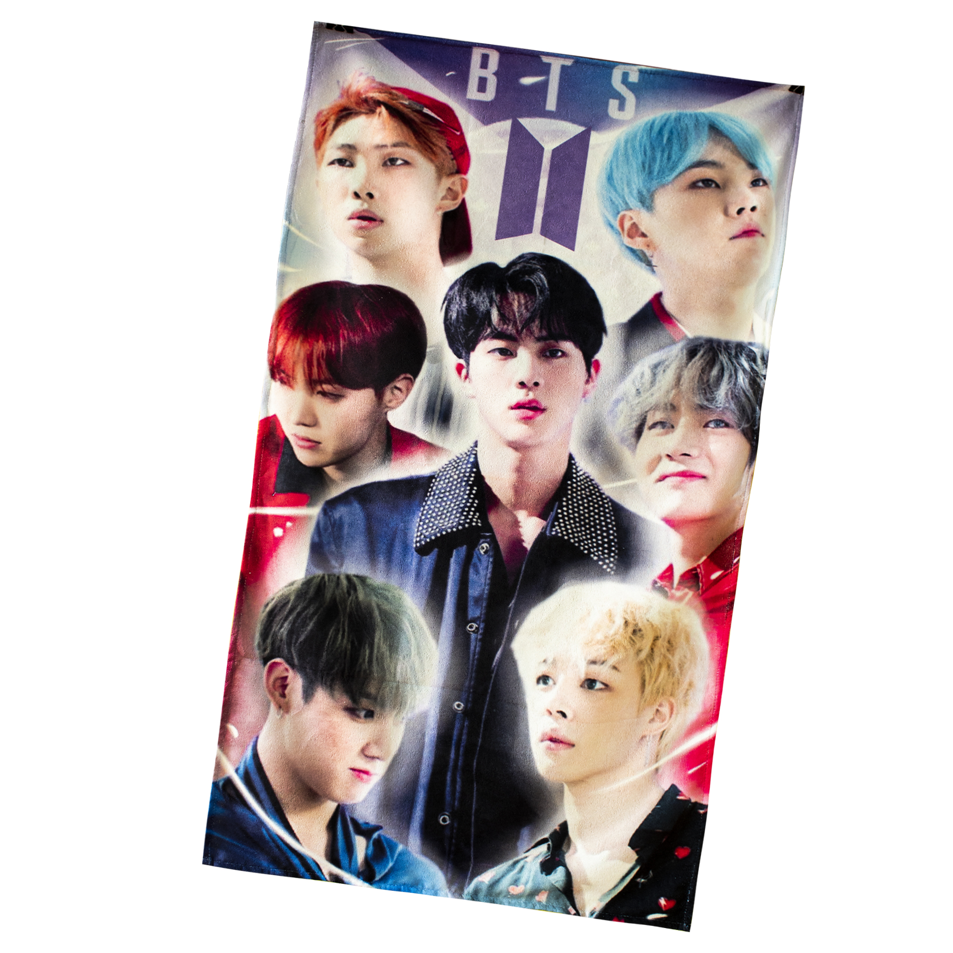 Toalla De Baño Bts Army Kpop Microfibra Poliester Diseño