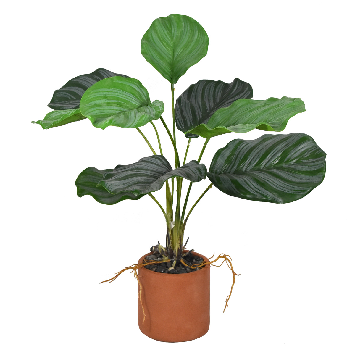 Planta De Filodendro Artificial Planta Fina Con Raíz 45 cm