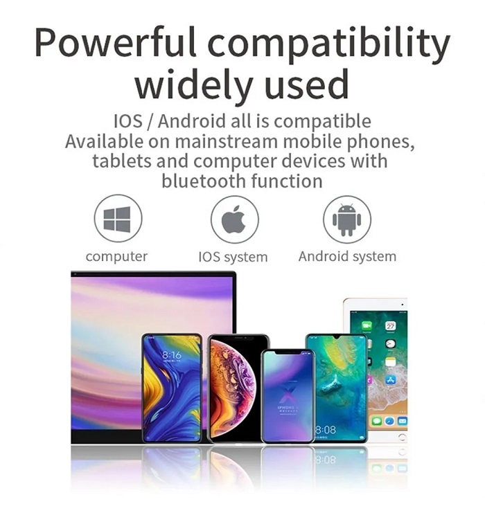 Audífonos Inalámbricos Con Bluetooth Resistentes Al Agua Negros