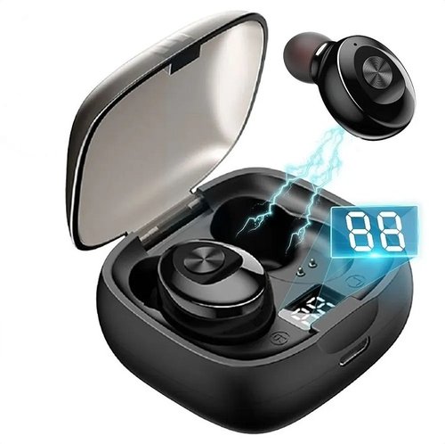 Audífonos Inalámbricos Con Bluetooth Resistentes Al Agua Negros