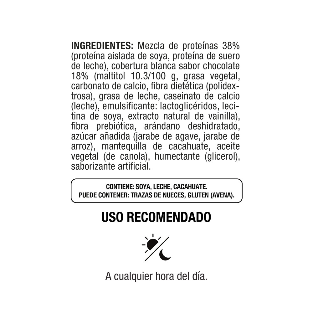  Evolution. Protein Bar, Sabor Frutos Rojos, Caja Con 6 Barras, Cada Una De 65 Gr