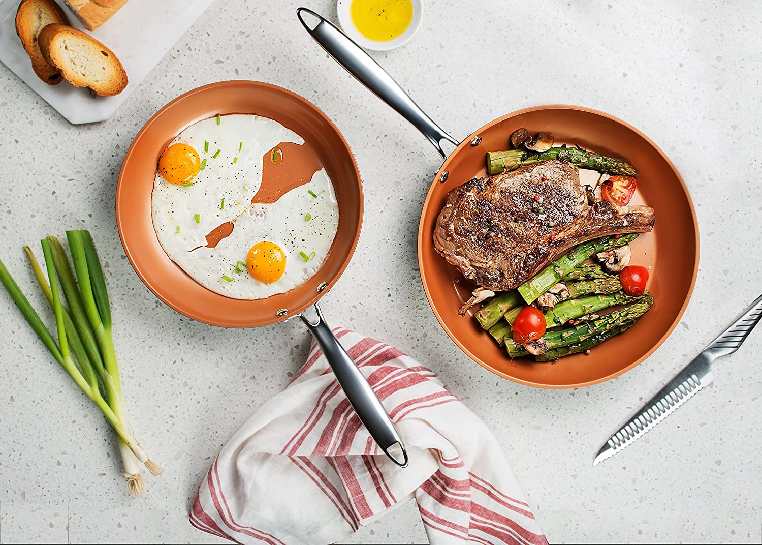 Batería De Cocina Gotham Steel Pro 1838MY Set De 13 Piezas CST