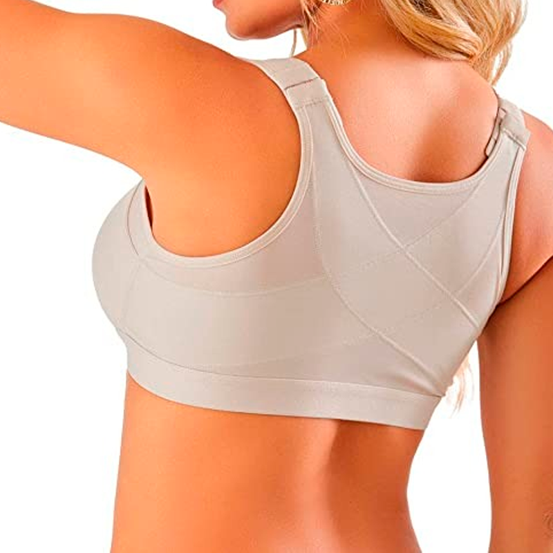Brasier Postquirúrgico Copa Completa Con Broches Frontales, Ropa Interior Femenina, Brassier Postoperatorio Para Mujer