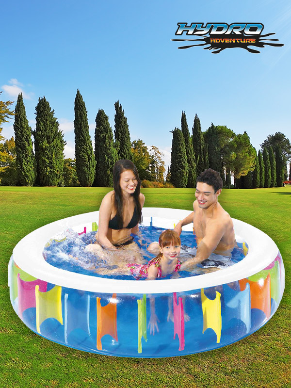 Alberca Inflable Jilong Giant Rainbow Pool 190 X 50 Cm 560l
