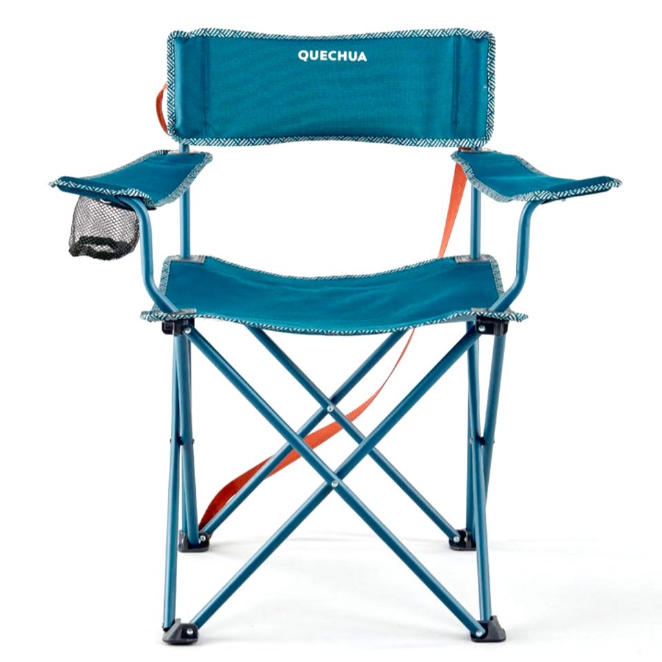 Silla plegable para camping Quechua, playa, pesca, jardín 