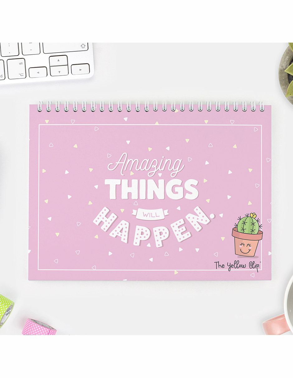 Planner Semanal The Yellow Clip Con Stickers