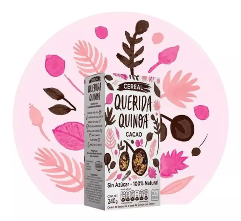 Cereal Querida Quinoa Cacao 240g M De Maní Sin Azúcar
