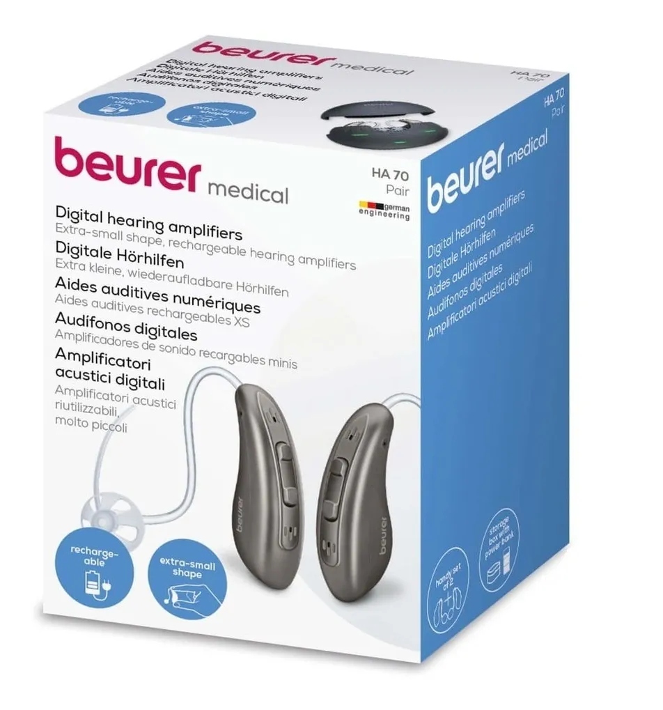 Audifono Auxiliar Auditivo Amplificador Recargable Beurer