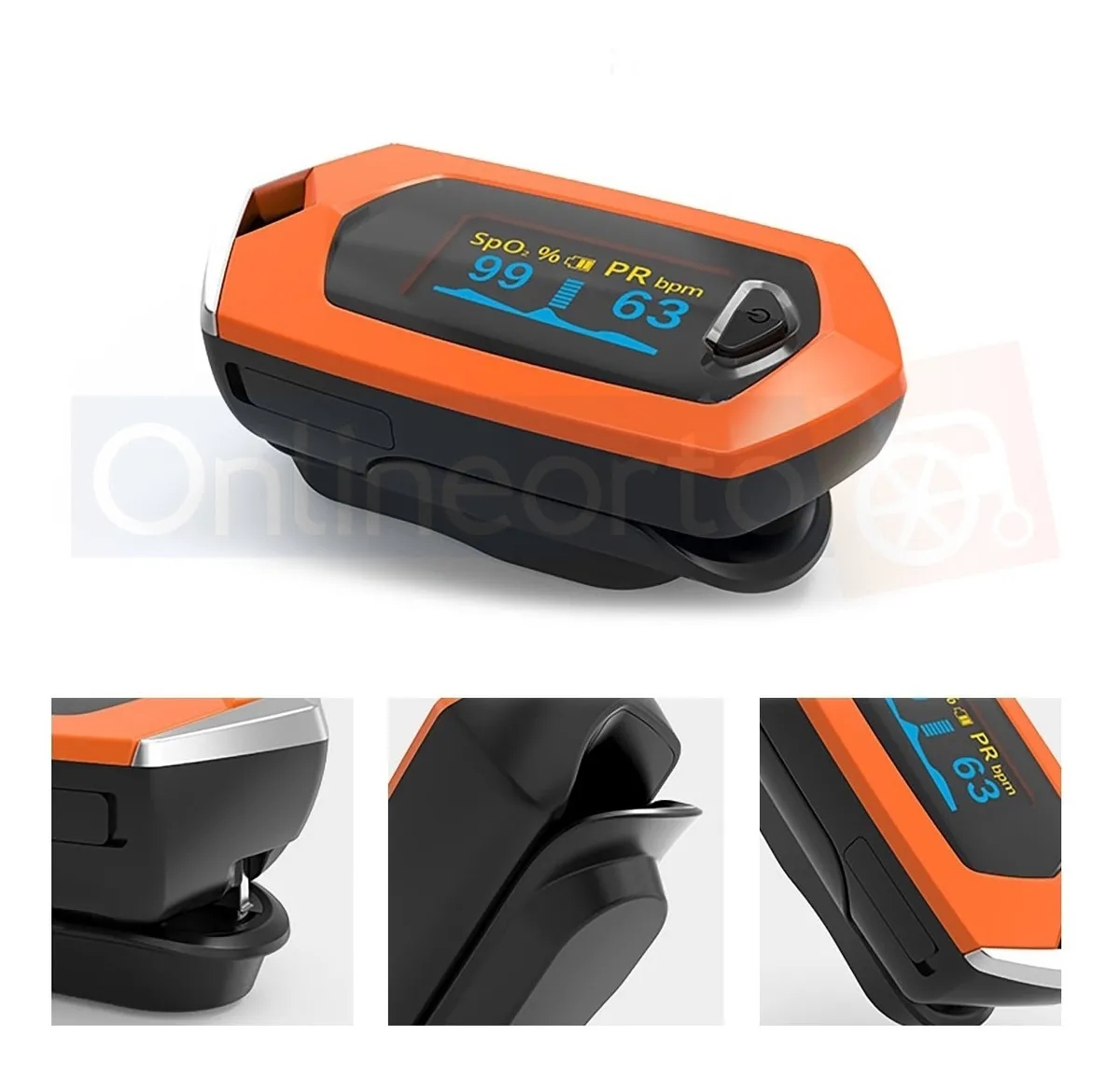 Oxímetro Digital Pulso Dedo Mediglob Nr100 Recargable Usb