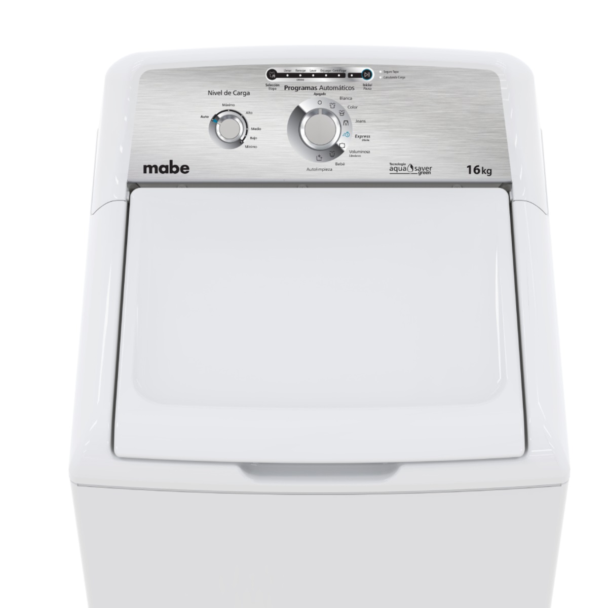 Lavadora Aqua Saver Green Automática 18 kg LMA78112CBAB0 Blanca MABE