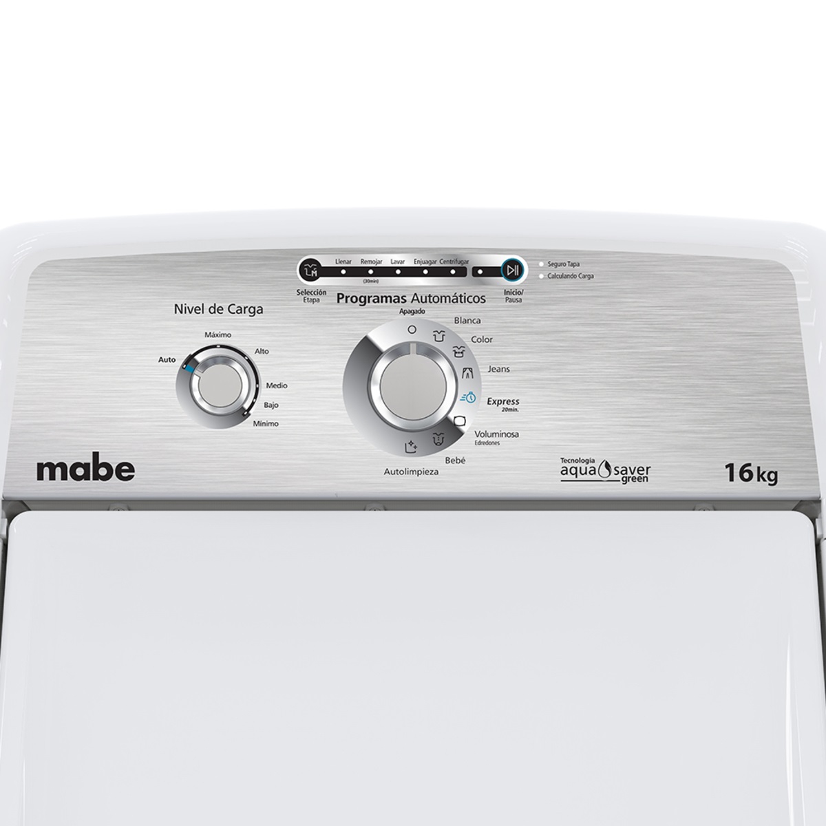 Lavadora Aqua Saver Green Automática 18 kg LMA78112CBAB0 Blanca MABE