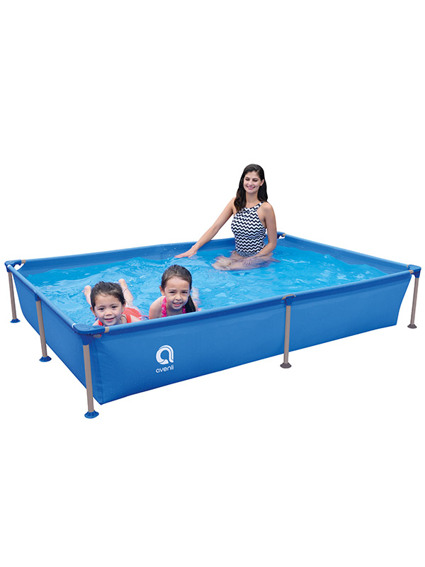 Alberca Rectangular Steel Frame Pools 2.28m X 1.59m X 42cm