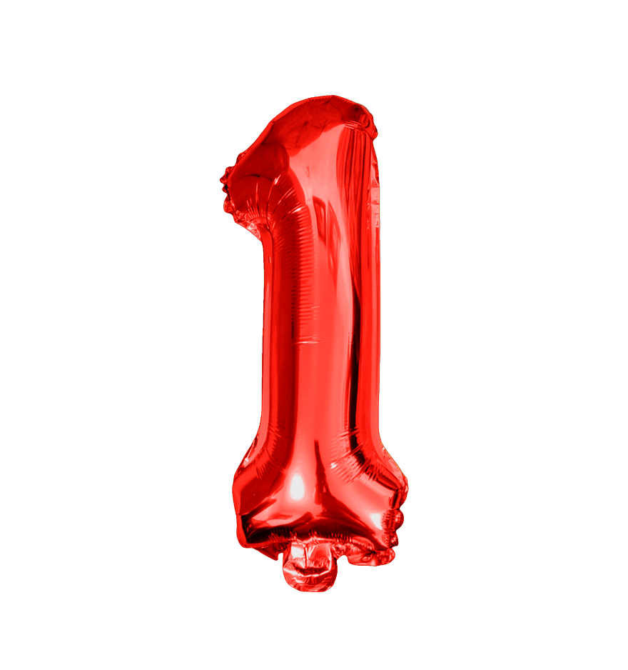 Globos Del Número 1 De Papel De Aluminio De 26 Pulgadas/66 Cms Oro Plata Azul Rey Fuchsia Rosa Negro Rojo Rose Gold Arcoiris Pastel Y Azul Turquesa