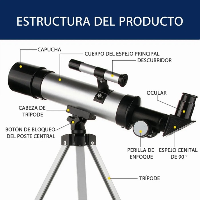 Telescopio Monocular Para Niños Y Adultos Principiantes