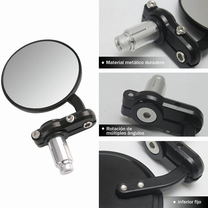 Espejos Motocicleta Deportivos 2 Piezas