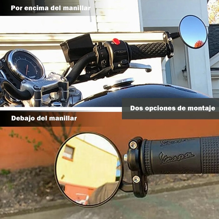 Espejos Motocicleta Deportivos 2 Piezas