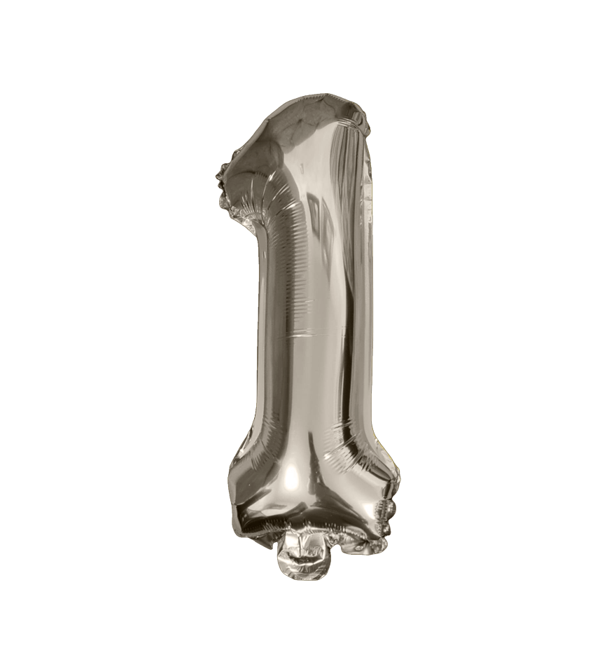 Globos Del Número 1 De Papel De Aluminio De 26 Pulgadas/66 Cms Oro Plata Azul Rey Fuchsia Rosa Negro Rojo Rose Gold Arcoiris Pastel Y Azul Turquesa