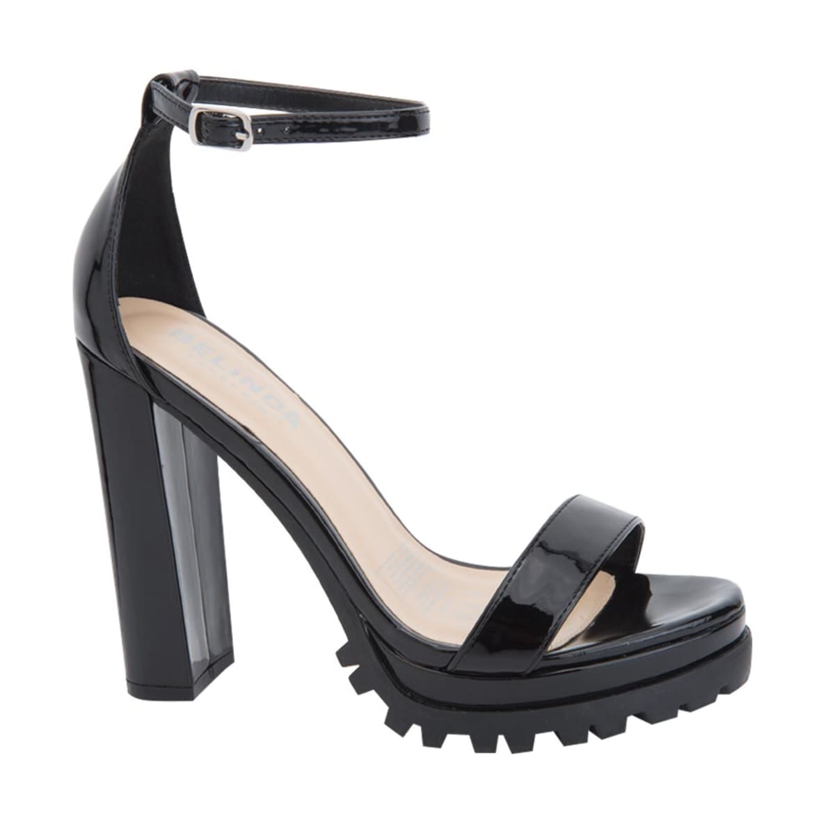 Sandalia de vestir Belinda Peregrin, color negro, de tacón alto, mod. 1017996