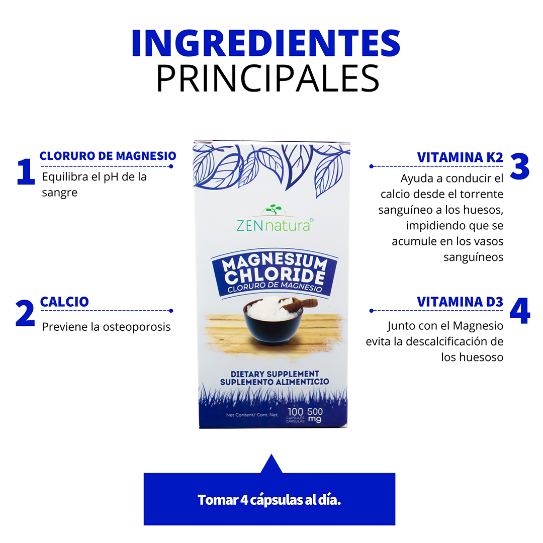 CLORURO MAGNESIO 100 CÁPSULAS ZEN NATURA