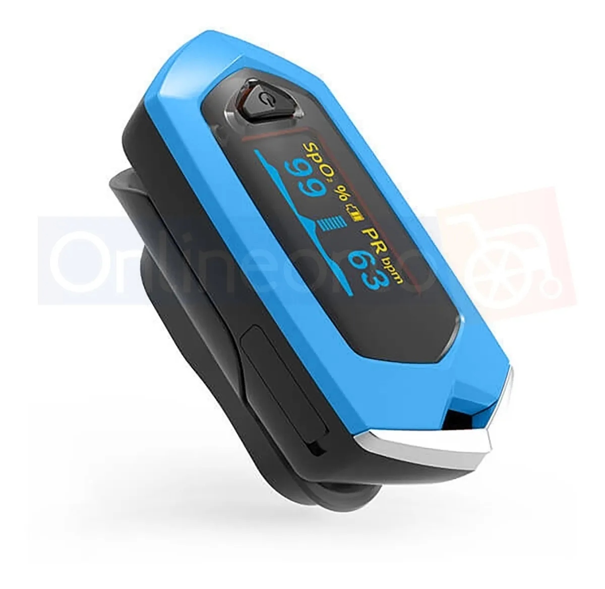 Oxímetro Digital Pulso Dedo Mediglob Az100 Recargable Usb