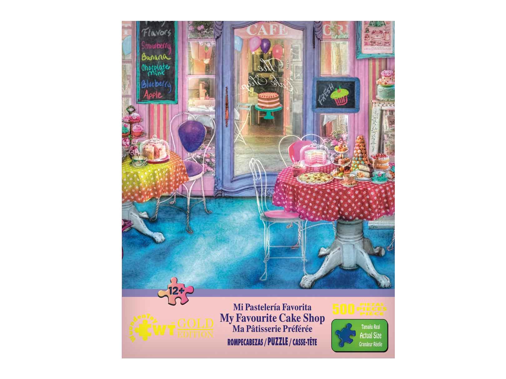 Rompecabezas WuundenToy 500 Piezas, Mi Pastelería Favorita, Puzzles para Adultos, Niños y Adolescentes, Calidad Premium, Perfecto para Adorno de Interiores, Ideal para Regalo