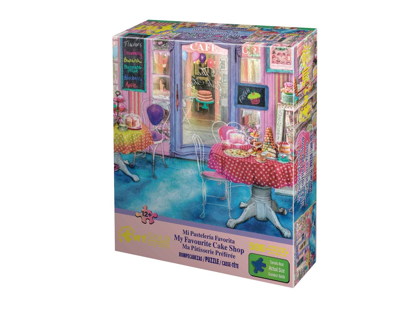 Rompecabezas WuundenToy 500 Piezas, Mi Pastelería Favorita, Puzzles para Adultos, Niños y Adolescentes, Calidad Premium, Perfecto para Adorno de Interiores, Ideal para Regalo