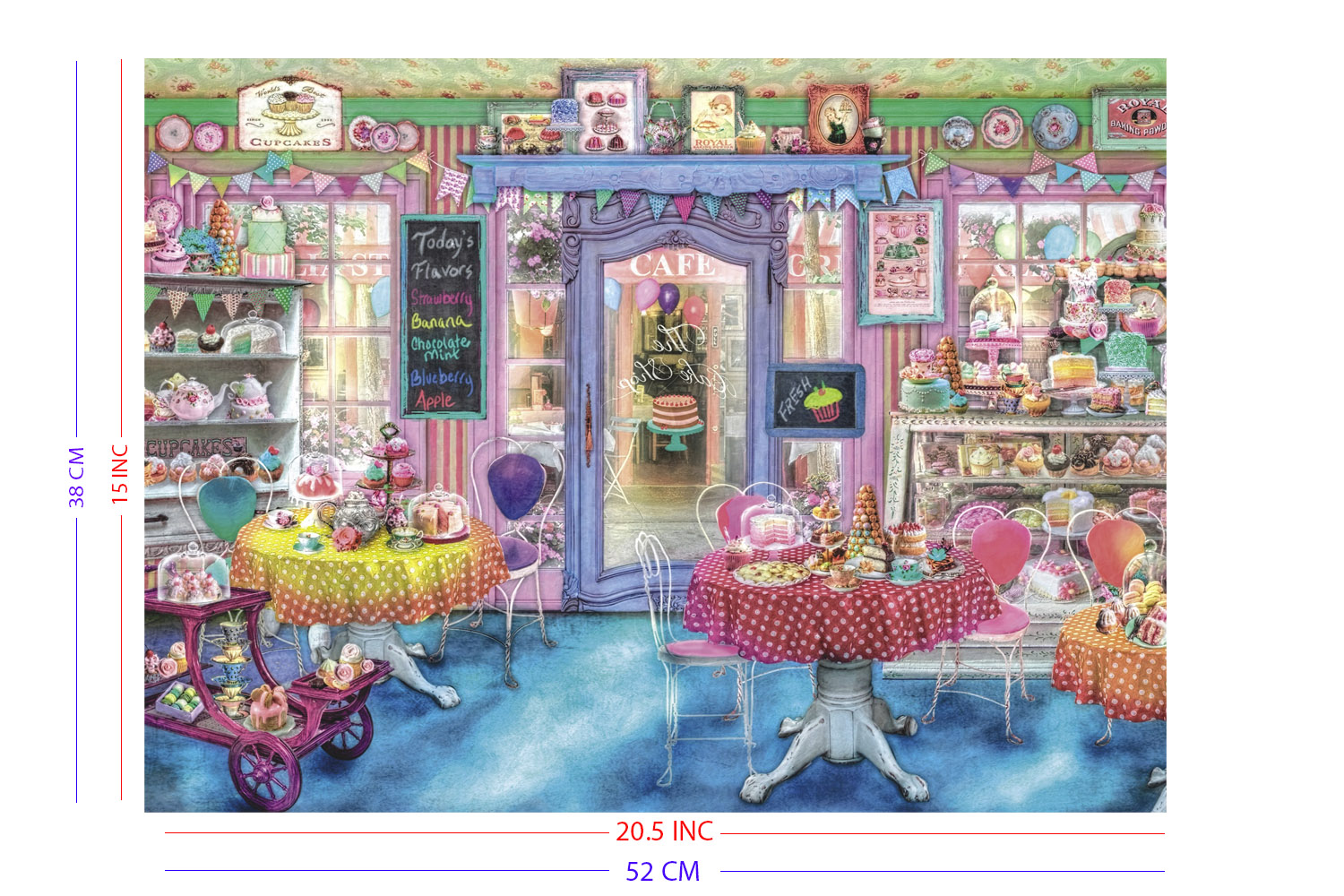 Rompecabezas WuundenToy 500 Piezas, Mi Pastelería Favorita, Puzzles para Adultos, Niños y Adolescentes, Calidad Premium, Perfecto para Adorno de Interiores, Ideal para Regalo