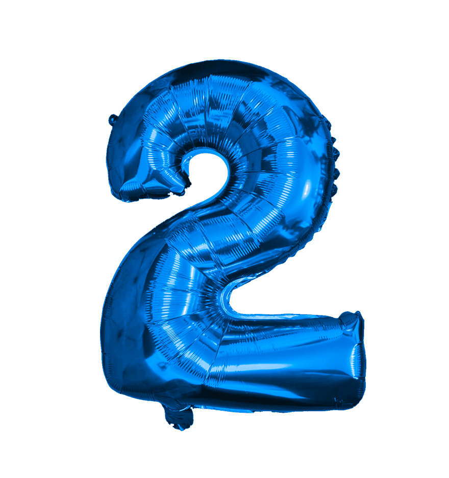 Globos Del Número 2 De Papel De Aluminio De 26 Pulgadas/66 Cms Oro Plata Azul Rey Fuchsia Rosa Negro Rojo Rose Gold Arcoiris Pastel Y Azul Turquesa