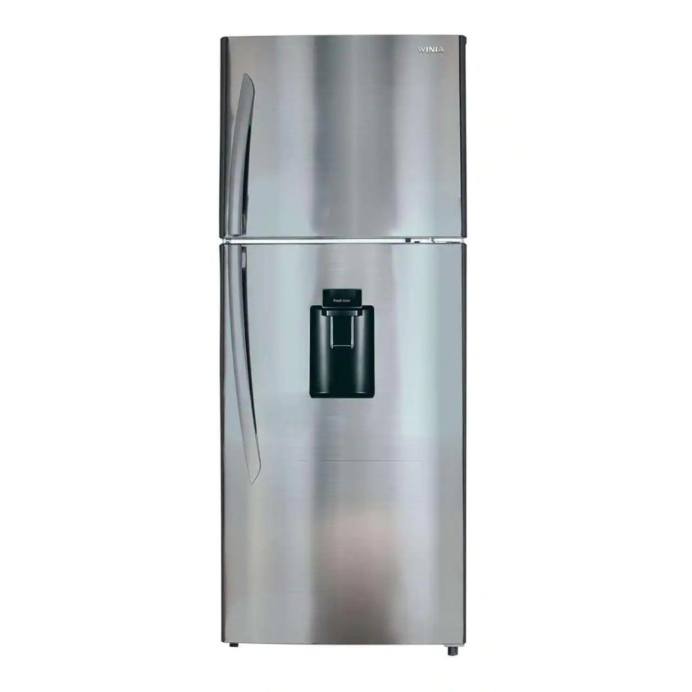 Refrigerador 16 pies top mount c/dispensador silver marca winia