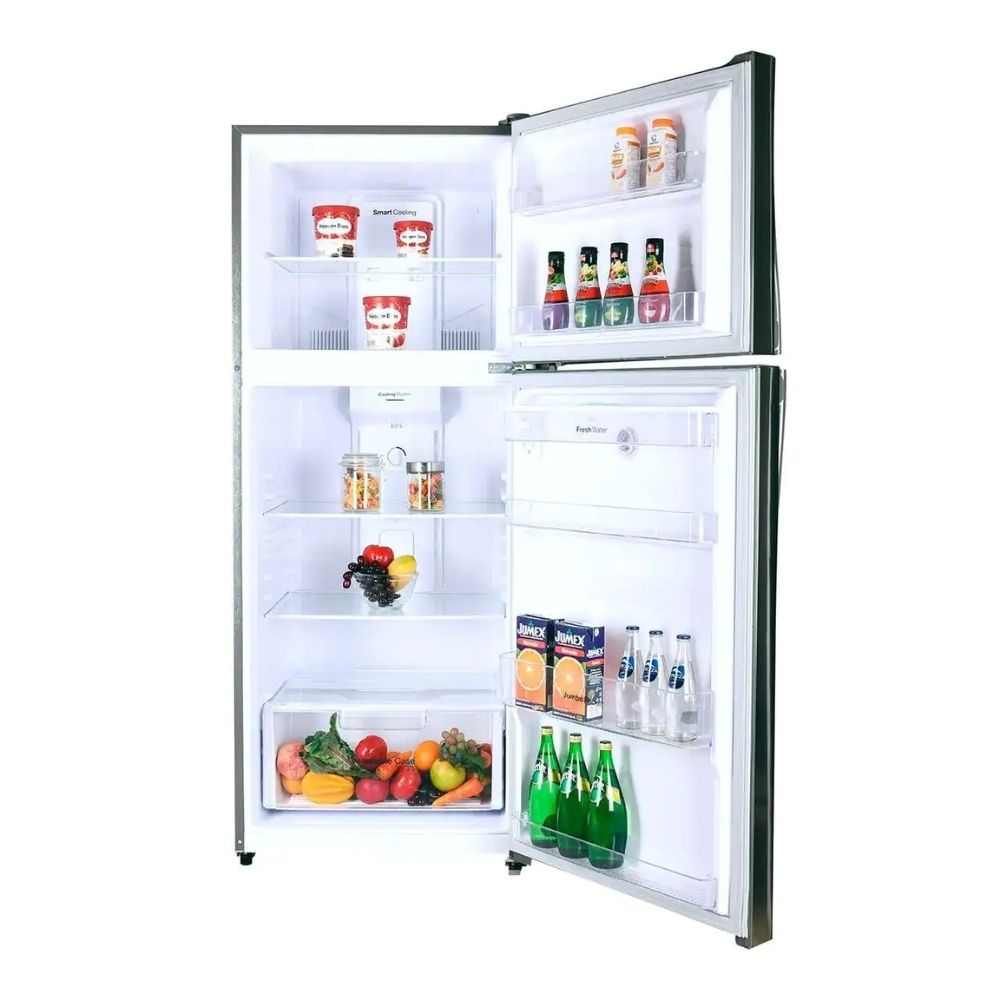 Refrigerador 16 pies top mount c/dispensador silver marca winia