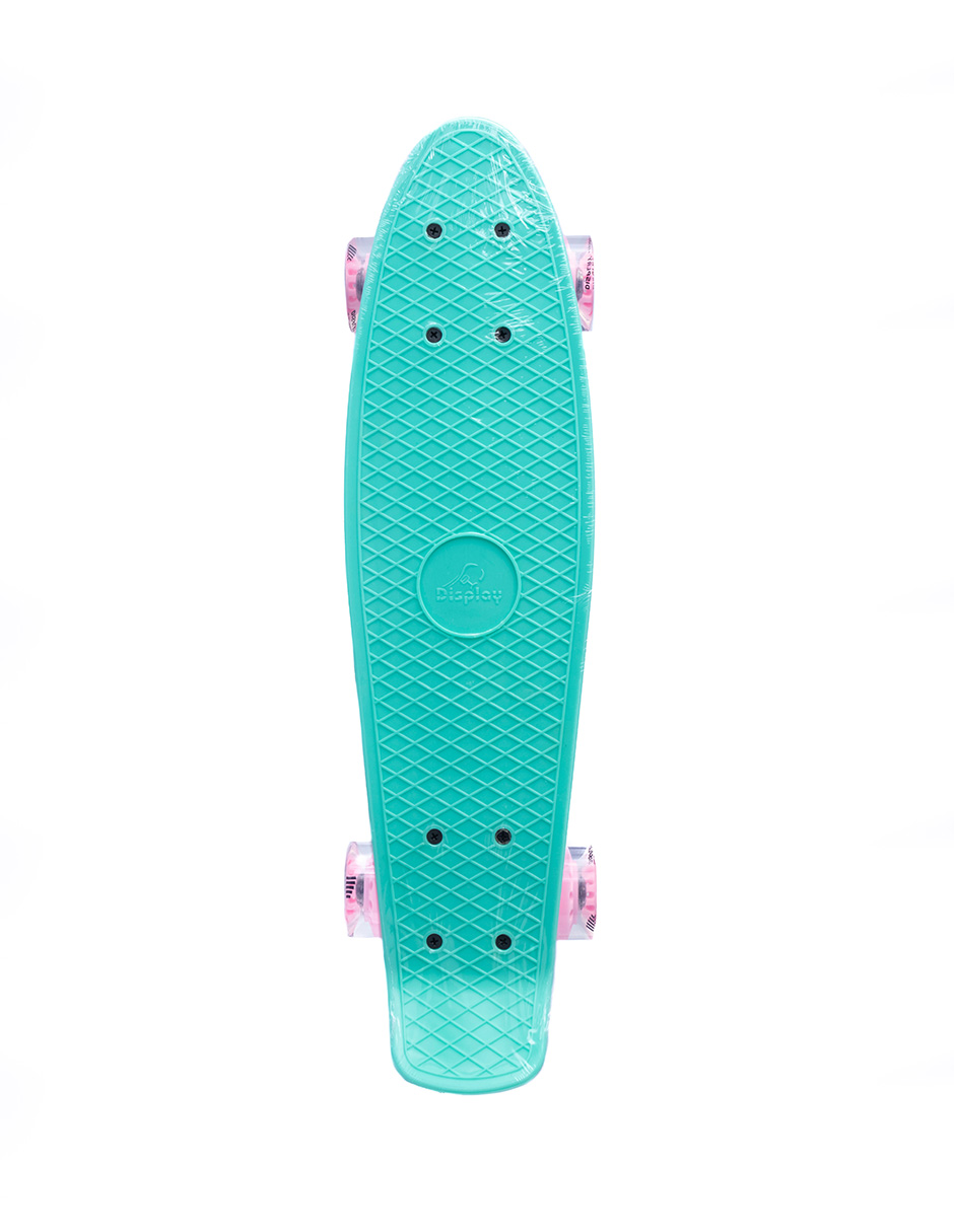 Patineta semiprofesional minicruiser tipo Penny de colores PMBRT