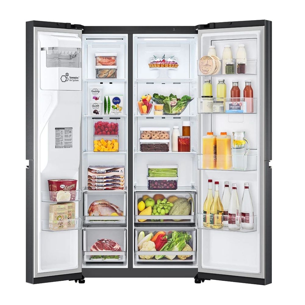 Refrigerador 27" side by side inverter door in door marca lg