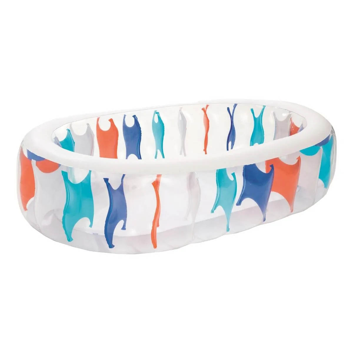 Alberca Inflable Ovalada Con Decorado 2.29 X 1.52X51cm 54066