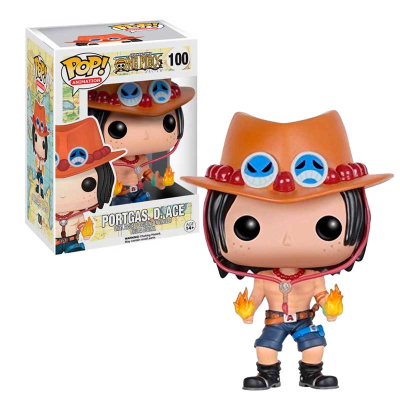 Funko Pop Portgas D Ace #100 One Piece Anime Original