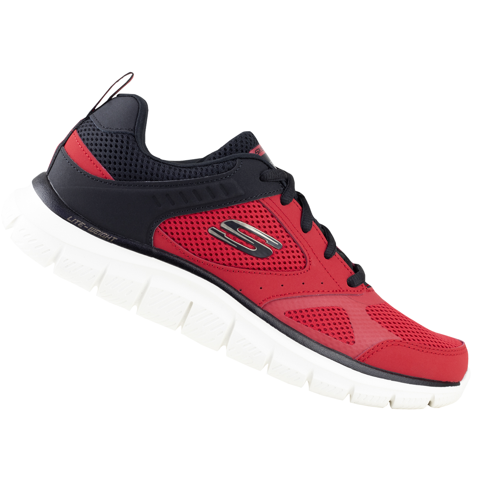 TENIS SKECHERS SPORT 232398 ROJO HOMBRE ORIGINAL MEMORY FOAM